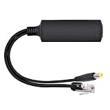 PoEs DC5,5 x 2,1 mm Kamera PoEs RJ45 Kabel Power Over Ethernet Adapter Injektoren Splitter Power Over Ethernet Splitter