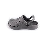 EVA Unisex-Clogs, Herren, Damen, für Sanitär, Gastronomie, bequem und wasserdicht, grau, 46 EU