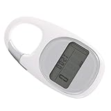 HOLIDYOYO Kleiner Leichter Schrittzähler aus Hochwertigem Abs Multifunktionsspeicher Einfach Tragbar ohne Clip für Outdoor Fitness Wandern Reisen und Sportaktivitäten Zufällige Farbe