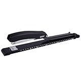 Heftgerät mit großer Reichweite, Desktop-Heftgerät, Standard-Heftgerät mit langem Arm für Broschüren- oder Buchbindung, Schwarz