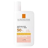 La Roche-Posay Roche Posay Anthelios Sonnenschutzcreme LSF 50+ Invisible Fluid 50 ml – UV Schutz getönte Sonnenmilch Sunscreen Face Wasserfest