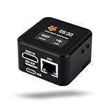 LUCKFOX PicoKVM with Metal Case and 1.54-inch Touch Display - Remote IP KVM for Server/PC Management, HDMI Capture, HID Simulation, Low Latency Control