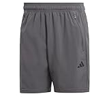 adidas Herren Train Essentials Woven Training Shorts, Grey Five/Black, M 7 inch