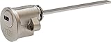 ABUS Außenzylinder Rundzylinder EC550 - Silber, Einsteckschloss, Türschloss, Schloss, 2076538031