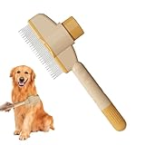 Katze Pflegekamm, Hundepflegekamm | Selbstverpackte De-Shedding-Pinsel | Hunde- und Katze Slicker -Kamm für Haustiere, Schuppen-, Pflegepinsel zum Entfernen von Knoten, ergonomischem Griff