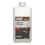 HG Laminat, Vinyl und PVC Reiniger, ein frisch duftender, konzentrierter Bodenreiniger für alle Arten Von Laminat-, Vinyl und PVC-Böden, geeignet für die regelmäßige Anwendung - 1 Liter