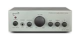 Dynavox CS-PA1 MK II Mini Stereo-Verstärker, Klangregelung für Bass und Hochton, 3,5 mm Klinken-Anschluss für Kopfhörer, Silber