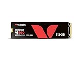 Verbatim Vi560 S3 SSD 512 GB, internes SATA III M.2 2280 SSD-Laufwerk mit 3D-NAND, bis zu 550 MB/s Lesegeschwindigkeit, ideal für Notebook und Ultrabook, schwarz