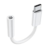 VIKEVO USB C auf 3, 5 mm Klinke Kopfhöreradapter für iPhone 15, Typ C AUX Audio Konverter für Kopfhörer für iPhone 15 Pro Max, Samsung S23/Note 20, Huawei P40/P30, Pixel 6/4, iPad Pro/Air 5 Mini 6