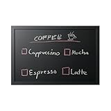 Bi-Office, Blackboard Back2Chalk Essentials, Kreidetafel mit Schwarz Matt MDF Rahmen, 60x40cm