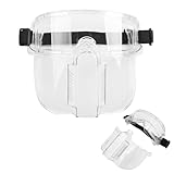 Kadryxon gesichtsschutz vollgesichtsmaske schutzbrille für brillenträger schutzmaske transparenter gesichtsschutz visier schutzbrille arbeitsschutzbrille HD Durable Adjustable Face visier
