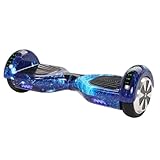 Robway W1 Hoverboard - Das Original - Marken Akku - Self Balance - 22 Farben - Bluetooth - 𝟮 x 𝟯𝟓𝟬 Watt Motoren - App - Led (Space Blau)