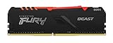 Kingston FURY Beast RGB 16GB (2x8GB) 3000MHz DDR4 CL15 Desktop Speicher Kit mit 2 KF430C15BBAK2/16