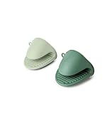 IBILI - Set mit 2 hitzebeständigen Silikonhandschuhen, Grün