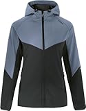 Uvex Hardhöhe - Softshelljacke für Damen - Funktions- & Übergangsjacke - wasserabweisend, atmungsaktiv & nachhaltig - Graphite - L