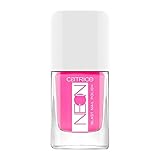 Catrice Neon Blast Nail Polish, Nailpolish, Nagellack, Nr. 04 Flashing Pink, pink, glänzend, farbintensiv, ohne Aceton, vegan, ohne Konservierungsstoffe (10,5ml)