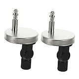 SOIMISS 1 Zubehör für Toilettensitze wc sitz scharniere Toilettendeckel Scharniere Teile Schnellverschluss-Scharnier Armaturen Bidets für die Toilette Toilettensitzschrauben ersetzen Black
