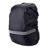 ZYMIADOU Rucksack-Regenschutz, Oxford-Stoff, hält und Gegenstände trocken bleiben, wasserabweisend, für Wandern, Camping, Outdoor, Regenabdeckung, wasserabweisend, reflektierender Regenschutz