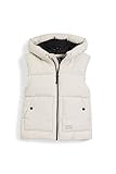 C&A Kinder Mädchen Jacke Regular Fit Unifarben Polyester cremefarben 158