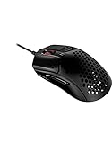 HyperX Pulsefire Haste Gaming-Maus – Ultraleicht, 59g, Wabenschale, Hex-Design, HyperFlex-Kabel, bis zu 16.000 DPI, 6 programmierbare Tasten