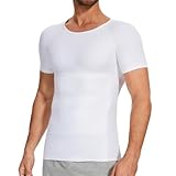 SLIMBELLE Shapewear Herren Kompressions Shirt Elastische Figurformende Bauchweg Unterwäsche Kompressionsshirt Tight Taillenformer Body Shaper Herren Bauch Top Männer