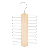 Amazon Basics Holz-Krawatten- und Gürtelhalter mit 20...