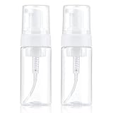 Schaumpumpe Flaschen,Schaum-Pumpseifenspender 120ml leichtes Pressen Kleiner Mousse-Schaumseifenspender für Flüssigseife, Gesichtsreiniger, Shampoo, Bad Schaumseifenspender