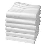 Hankiss - Taschentücher aus Bio-Baumwolle Weiße - Modell Frost - Größe 35cm x 35cm - 6 Stück - 100% Baumwolle GOTS-Zertifiziert