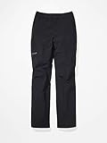 Marmot Damen Hardshell Regenhose, Winddicht, Wasserdicht, Atmungsaktiv Wm's EVODry Torrey Pant, Black, XL, 46100