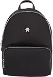 Tommy Hilfiger Damen Rucksack Poppy Backpack Mittelgroß, Schwarz (Black), Einheitsgröße