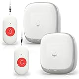 Senioren-Notruf, Notruftaste für Senioren, Notruf für Senioren, Hausnotruf für Senioren Notruftaste für Senioren mit 2 Sender und 2 Empfänger