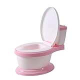 ERINGOGO simulierte Toilette kinder töpfchen töpchen für kinder kiddy watch kindertoilette kinderklo kindersitz für kinder baby klo stuhlbeinschoner Camping Bettpfanne Urinal reisen Plastik