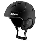 SINNER Silverton-Matte Black-L (59-62) Helm, Mehrfarbig (Mehrfarbig), L