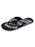 Tommy Hilfiger Herren Flip Flops Essential TH Beach Sandal Badeschuhe, Schwarz (Black), 43 EU