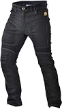 Trilobite Parado Doublelayer Slim Motorrad Jeans, schwarz, 44/32