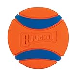 Chuckit – Ultra Ball Large – 1 Jagdball für Hunde – Robuster und vielseitiger Ball – Ball der auf der Wasseroberfläche schwimmt – Kompatibel mit Chuckit Launchern – 7,5 cm Durchmesser