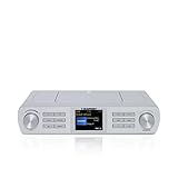 Blaupunkt KRD 10 Küchenradio mit DAB+, Senderspeicher & UKW PLL, Unterbau Radio inkl. Montagematerial & Standfuß, LED Display & Licht, Musikleistung 2 x 2 Watt (RMS), DAB Plus Radio