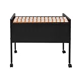 Hängemappenwagen Rollbarer Hängeregister Box Aktenschrank Aktenordner mit Rädern Rollbarer Aktenwagen, Hängemappen Rollcontainer Hängeordner, 70 x 37 x 60 cm, 80-Kanal