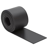 Gummistreifen 3mm Gummimatte 5 cm x 1 m Hartgummi Streifen für Abdichtung Isolation, Anti Vibration Anti-Rutsch Gummiplatten Outdoor, Auto Gummimatten, Gummileiste für Türen, Fenster, Werkstatt Garage