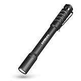 weneasker Stiftlampe LED Taschenlampe Sofirn SF15 Stiftlicht 300 Lumen UV Licht EDC Stift Lampe, Betrieben mit 2 AAA Batterien (nicht enthalten) Schlanke Lampe mit Clip für Inspektion/Haushalt