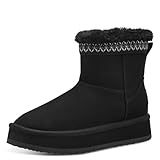 MARCO TOZZI Damen Boots Winter Gefüttert, Schwarz (Black), 38 EU