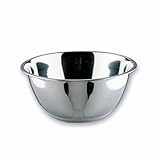 LACOR - 14029 - Garinox Konische Schale, Futternapf, Salatschüssel, Lebensmittelbehälter, Edelstahl, 30 cm, Fassungsvermögen: 4.3 L