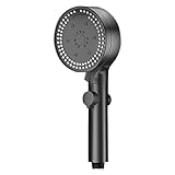 Handbrause, 8 Modi Handbrause, Hochdruck-Duschköpfe, Anti-Verstopfungsdüsen, Regendusche, verstellbarer Winkel, Duschkopf mit integriertem Power Wash Filter für Bad Cu