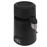 Haofy Wasserdestillierer, 4 L, Edelstahlglas, Gesunder Destillierter Wasserbereiter, Automatisch für den Heimgebrauch mit 2 Temperatureinstellungen (-3113240036812)