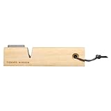 Fiskars Norden Axt- und Messerschärfer, Schleifstein und Abziehstein aus Keramik, FSC-zertifiziertes Birkenholz, 1071898