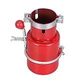 PENIKOKO Funkenfänger 65mm für Autoauspuff aus Feuerfestem Metall Auspuffkappe mit Flammendurchschlagsicherung für Pkw Lkw Hitzebeständig mit Schnellklemme für Tankstellen und Offroad