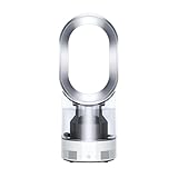 Dyson AM10 Luftbefeuchter und Ventilator, Ultrafeine Kaltluft-Befeuchtung, Automatische Feuchtigkeitskontrolle, Weiß/Silber