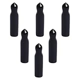 Angoily 6 Stück Ausgießerkappen für Spirituosenflaschen Staubschutzkappen aus PVC Luftdicht für Barzubehör und Ölflaschen 5cm