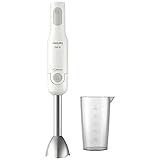 Philips Daily Collection ProMix Stabmixer, Intuitiv Einfach, Leistungsstark, 650 W, Ergonomisches Design, Spritzschutz für Messereinheit, Kunststoff/Metall (HR2534/00)