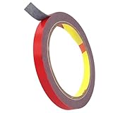 AIRUEEK Doppelseitiges Klebeband Extra Stark 3 m x 10mm,Klebeband Doppelseitig Extra Stark, Starkes Doppelseitiges Klebeband Wasserfest für Wand und LED Streifen Auto
